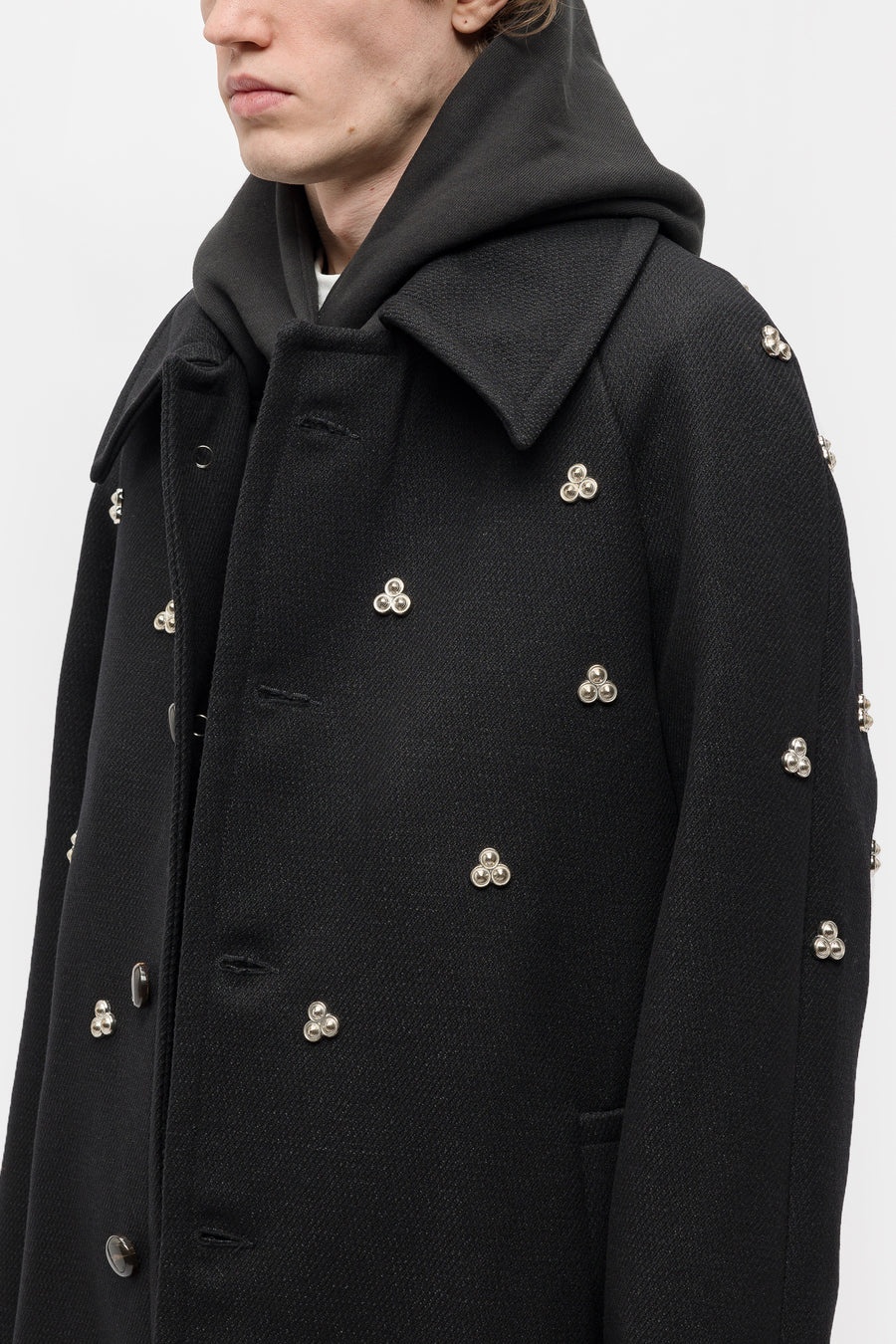 Verdun Coat in Black - 4