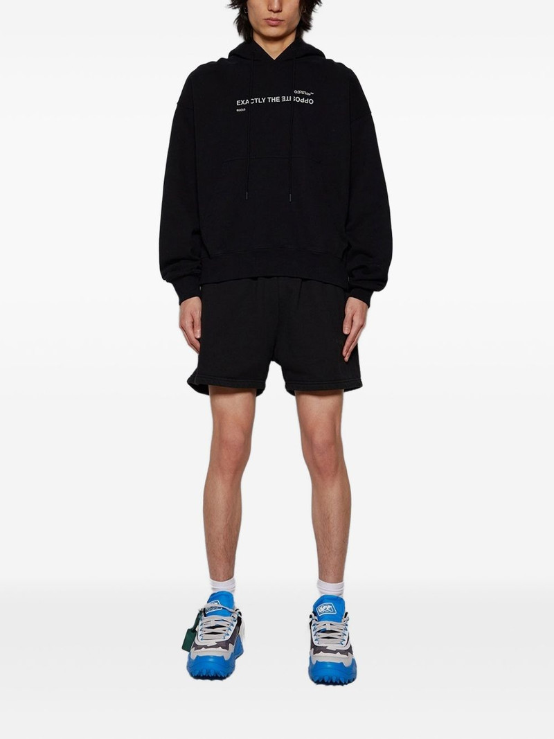 Off-White drawstring-waist track shorts outlook