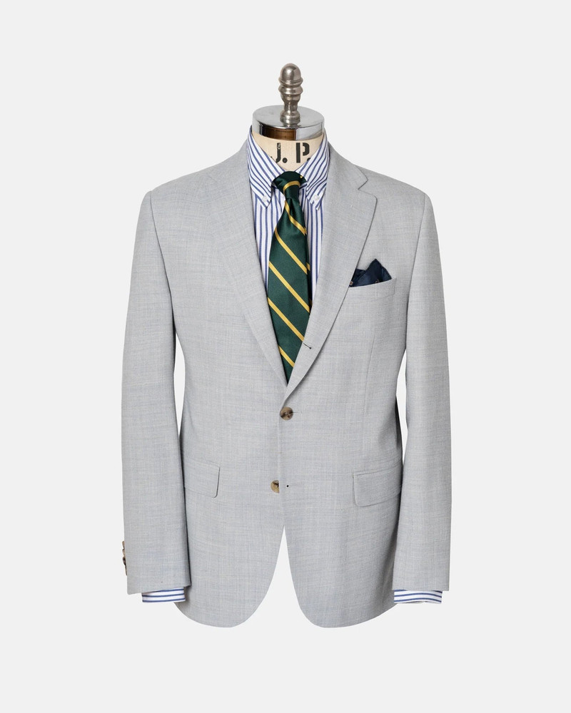 GREY CRASH LINEN SPORT COAT 1
