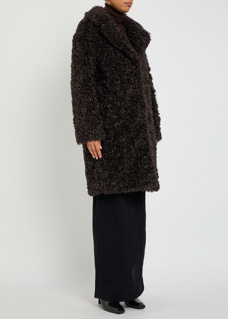 STAND STUDIO Stand Studio Camille Cocoon Faux fur Coat outlook