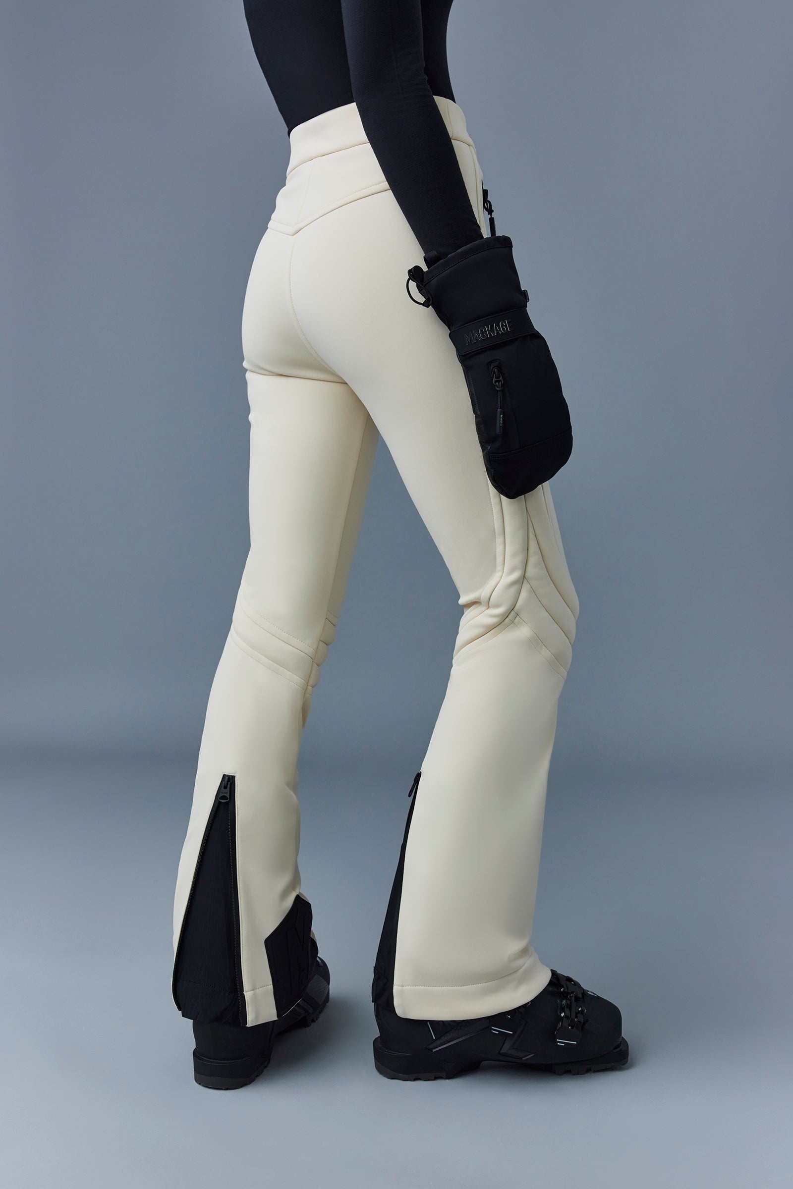 ERIKA Techno Fleece ski pants with snow gaiter - 5