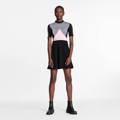 Louis Vuitton Color Block Jersey Skater Dress outlook