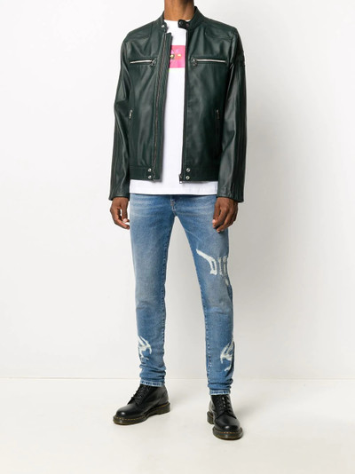 Diesel L-Boy zipped biker jacket outlook