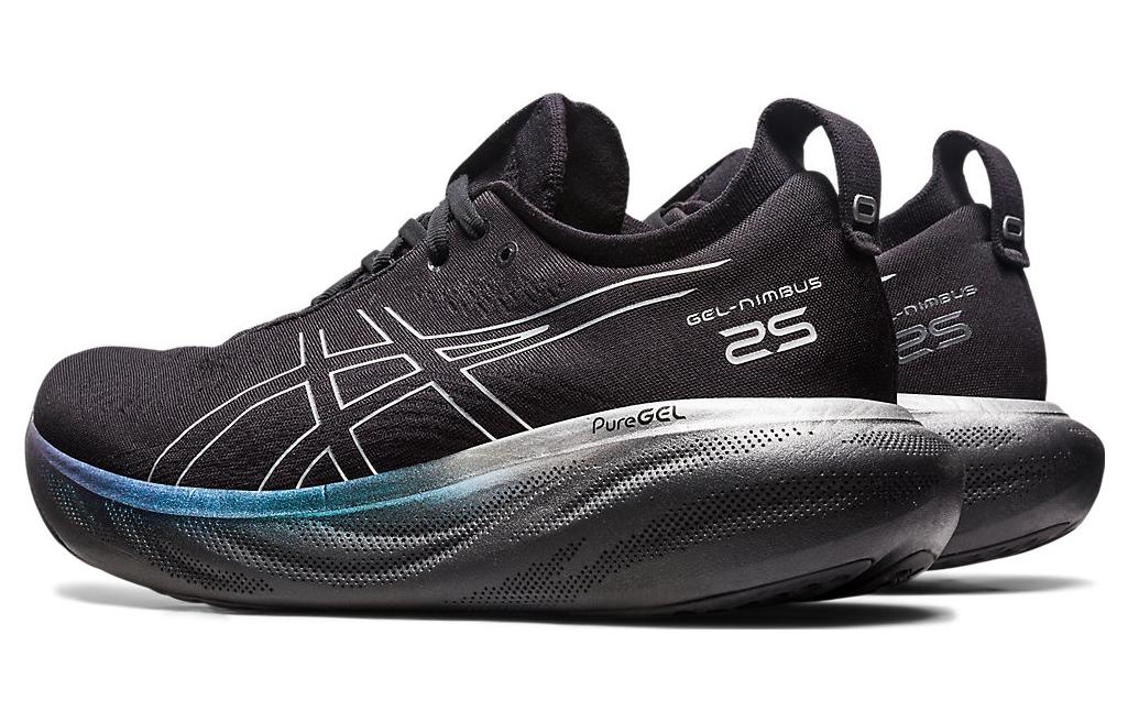 Asics Gel-Nimbus 25 Platinum 'Black Pure Silver' 1011B616-001 - 4