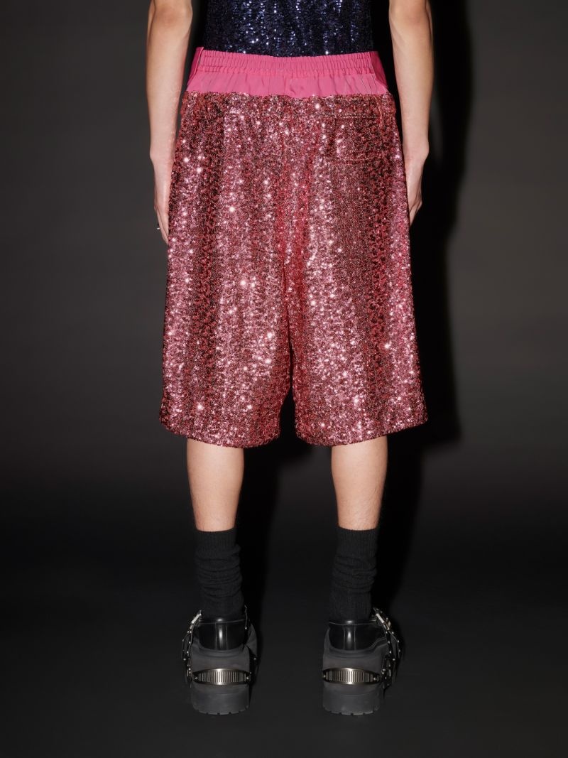 WAIST LAYER SEQUIN SHORTS - 4