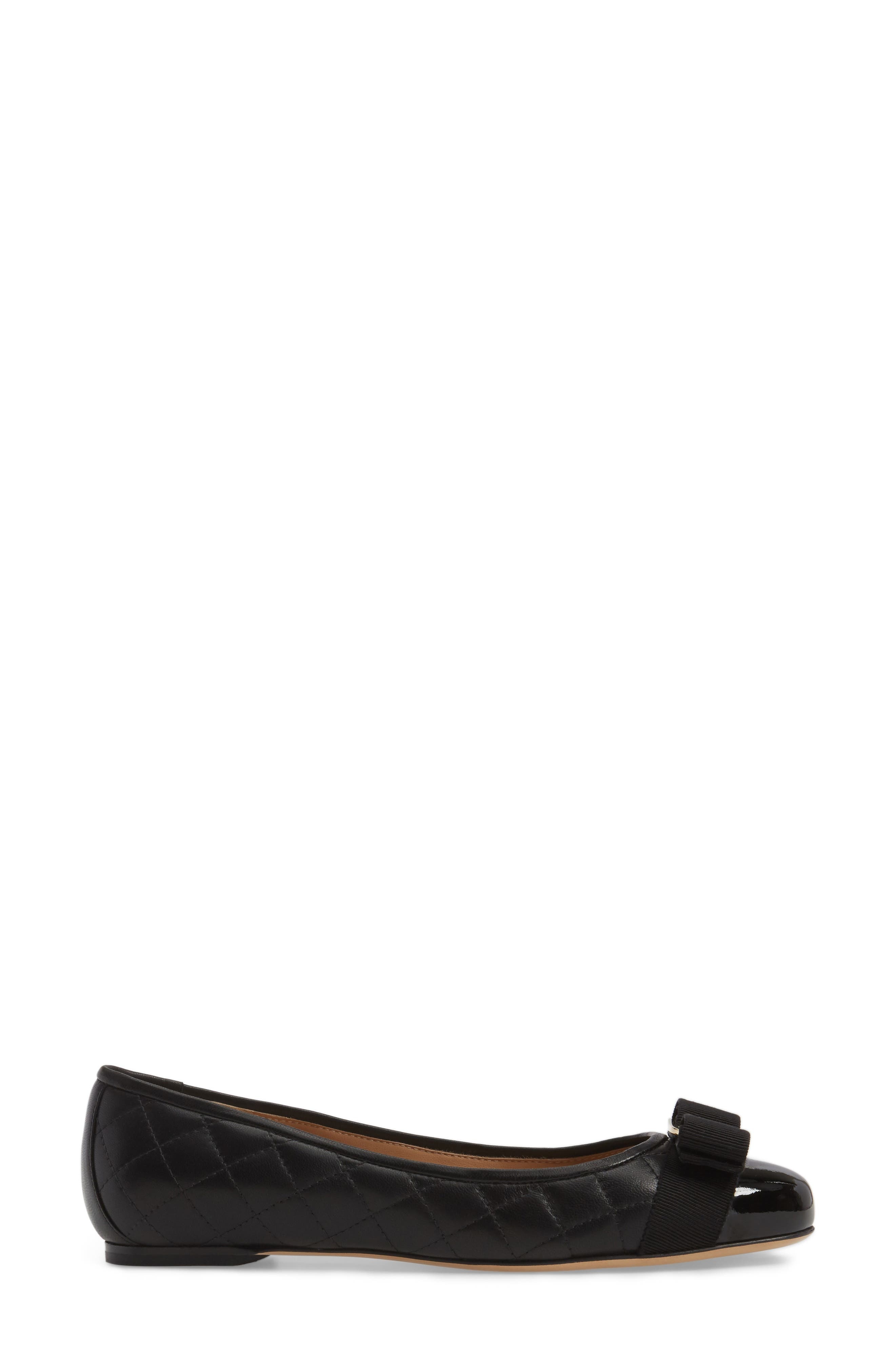 Salvatore Ferragamo Varina Q Quilted Flat - 3