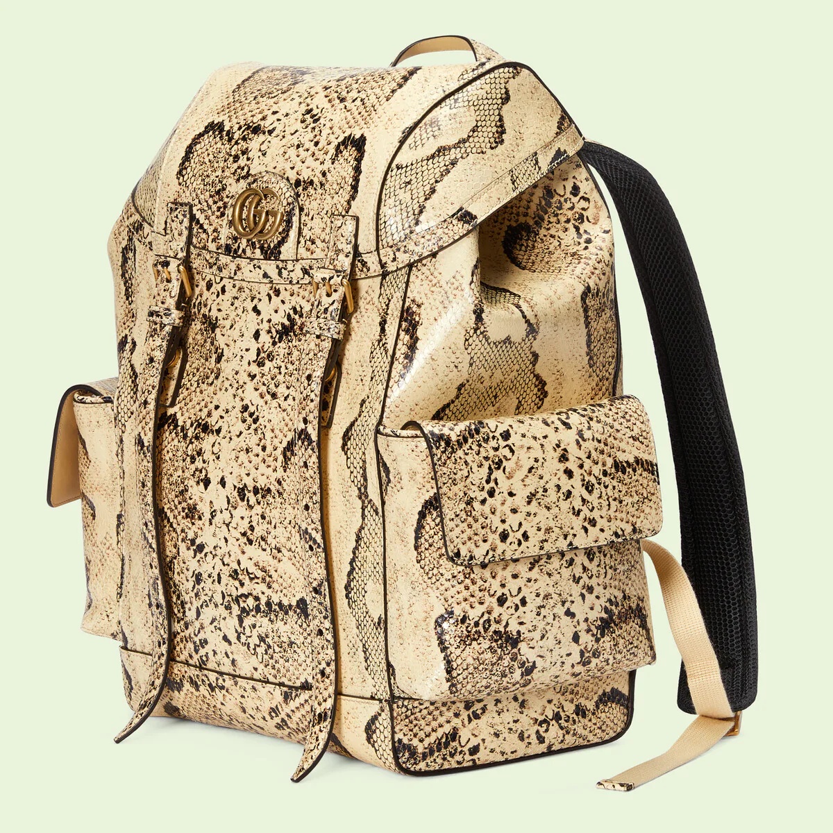 GUCCI Python backpack with Double G REVERSIBLE