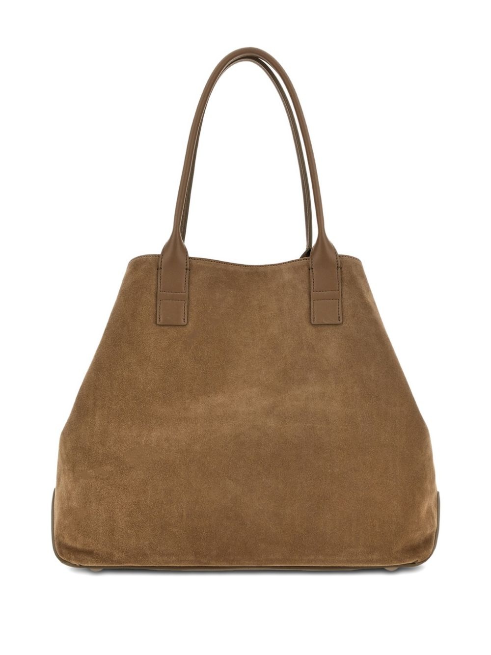 Address suede tote bag - 2