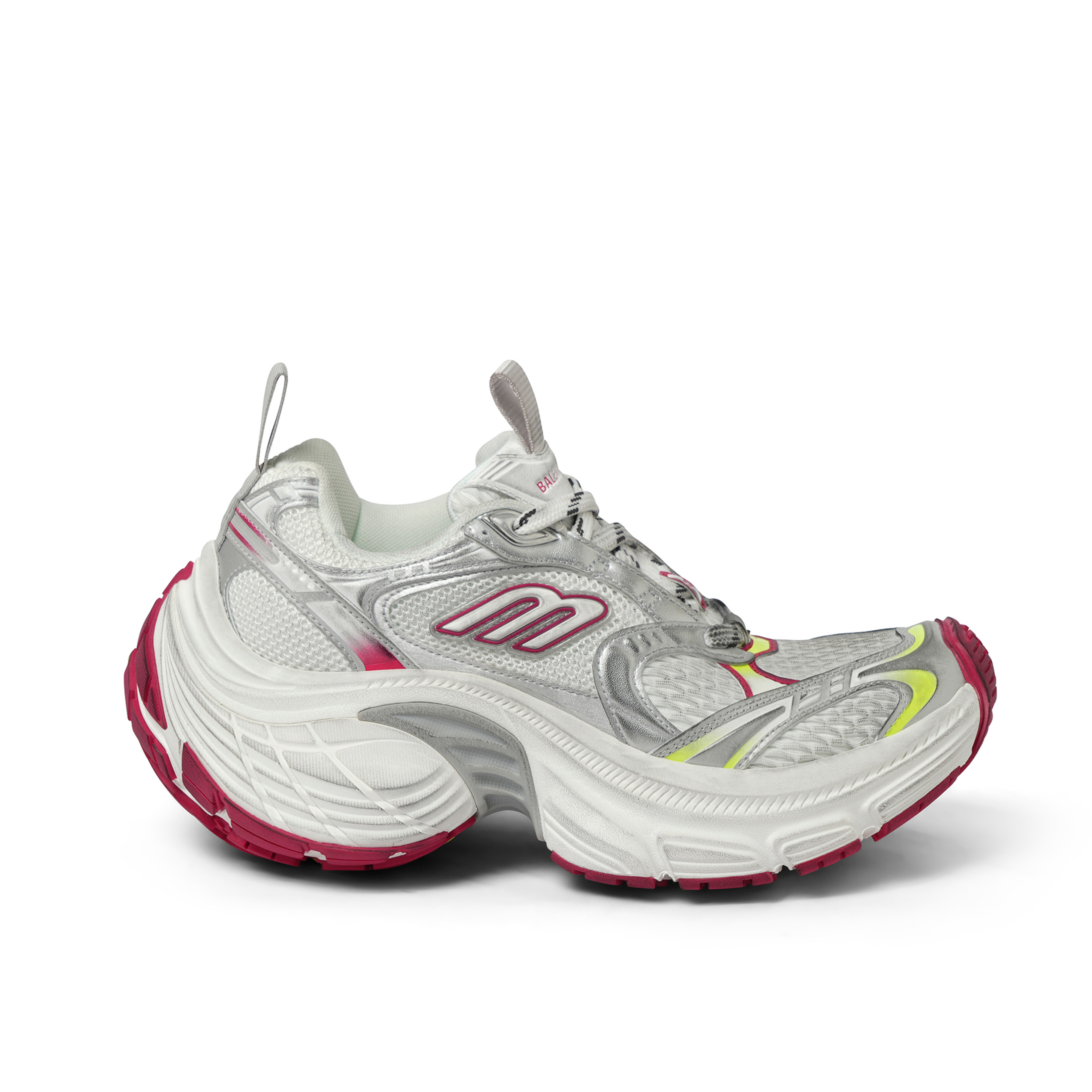 スニーカー BALENCIAGA  10XL Sneaker in White/Grey/Mix BALENCIAGA 10XL Sneaker in White/Grey/Mix | marais | REVERSIBLE