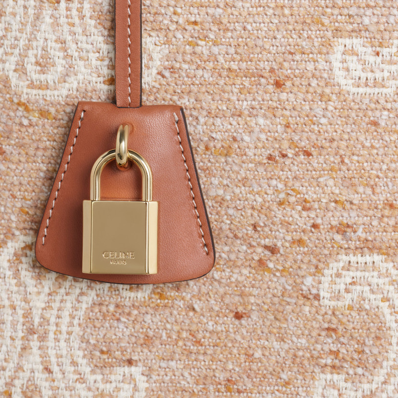 HORIZONTAL CABAS CELINE IN TRIOMPHE JACQUARD AND CALFSKIN 4