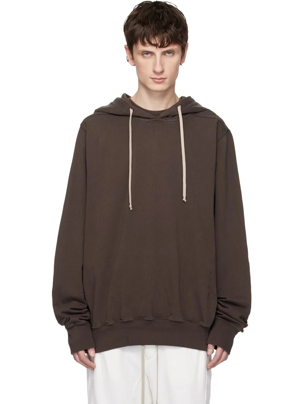 Gray Temple Oversized Hoodie - 1