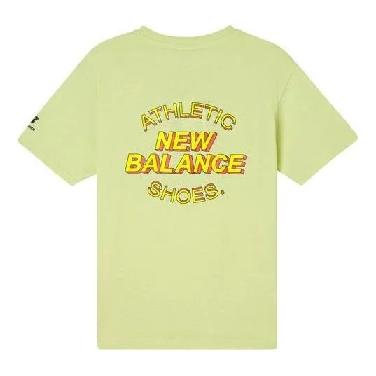 New Balance Graphic Print Tee 'Lime Yellow' AMT12378-SUJ - 1