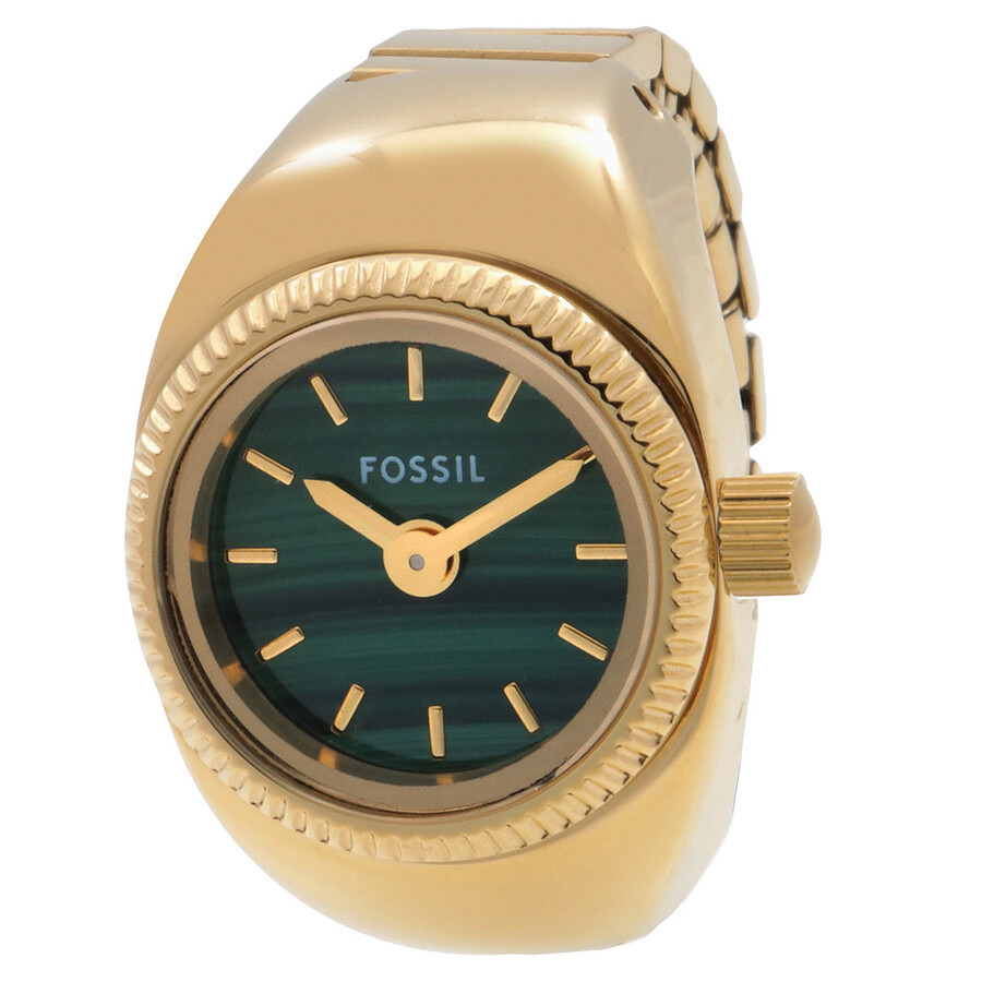 Fossil - Open Box - Fossil Watch Ring Quartz Green Dial Ladies Watch ES5308 - 1