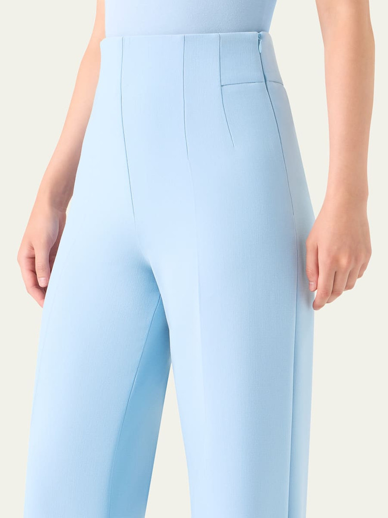 Double-Face Wool Bootcut Trousers 5