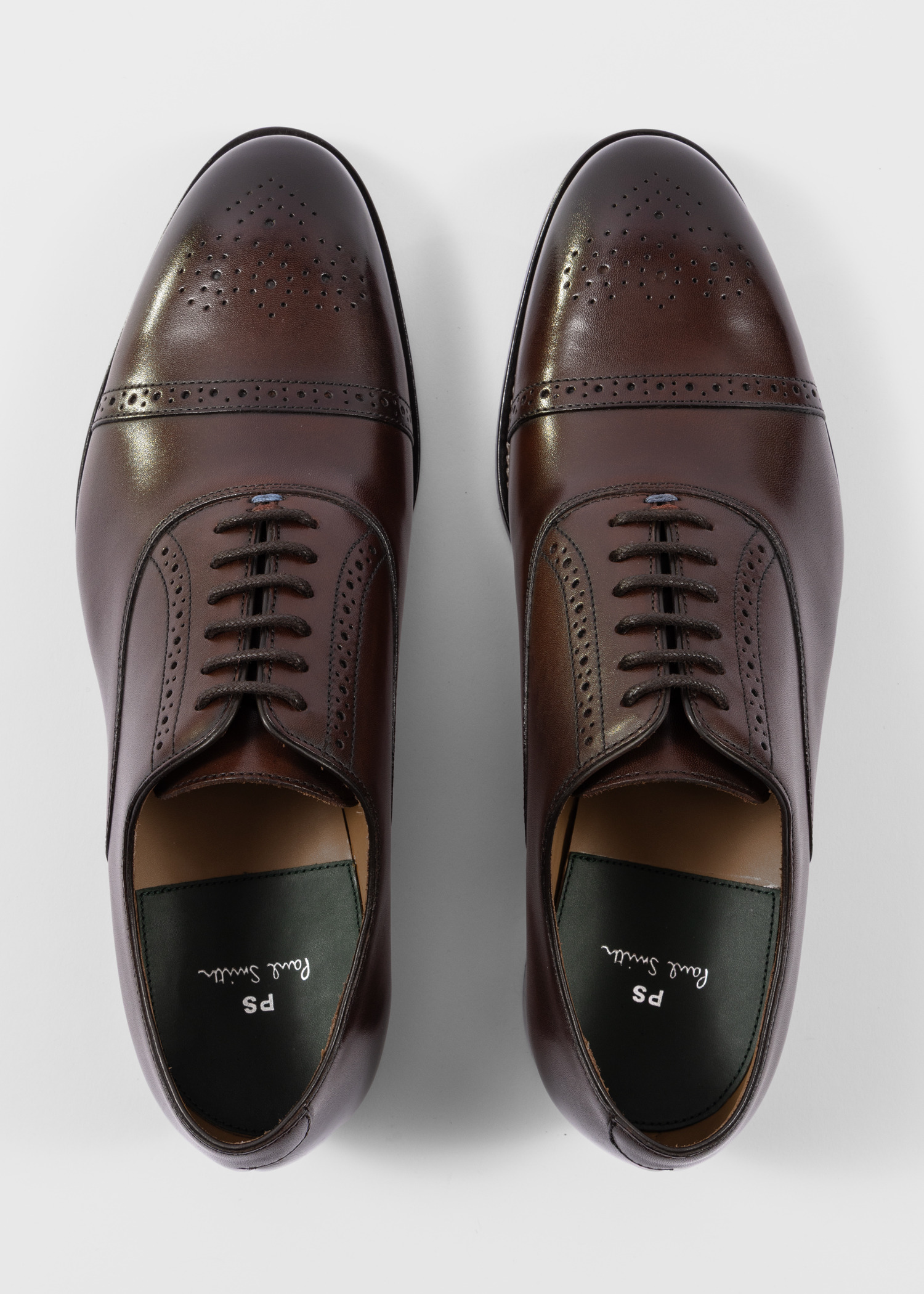 Brown Leather 'Philip' Shoes - 5