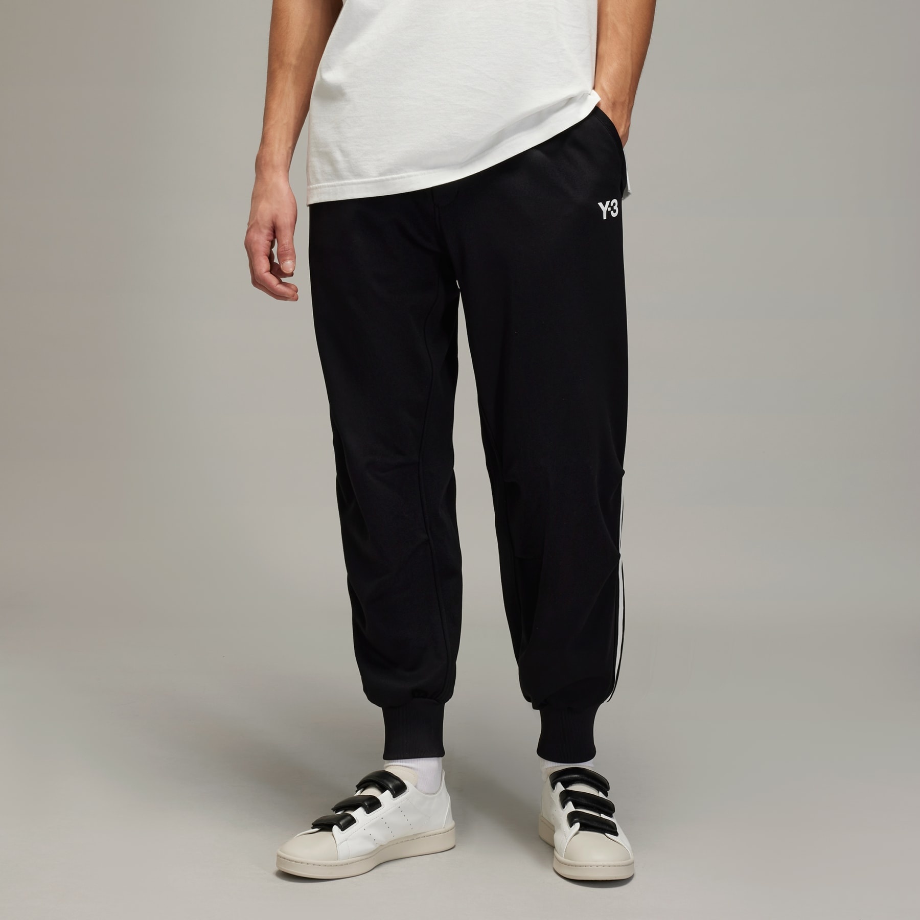 Y-3 3-Stripes Cuffed Track Pants - 2