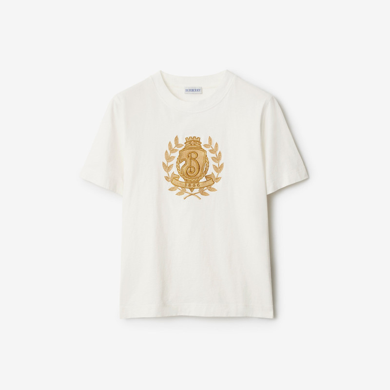 B Crest Cotton T-shirt 1