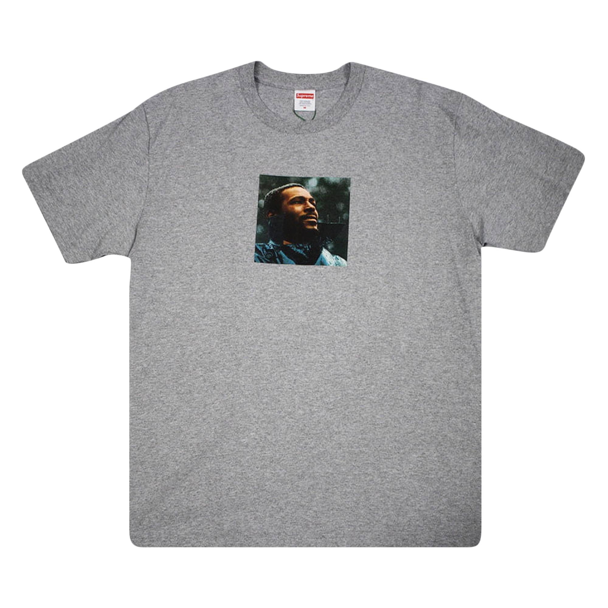 Supreme Marvin Gaye Tee 'Heather Grey' - 1