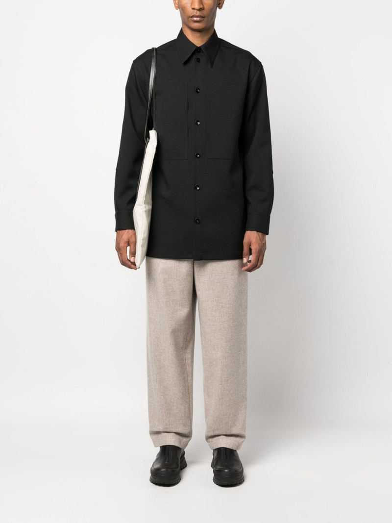 Jil Sander straight-leg cotton trousers outlook
