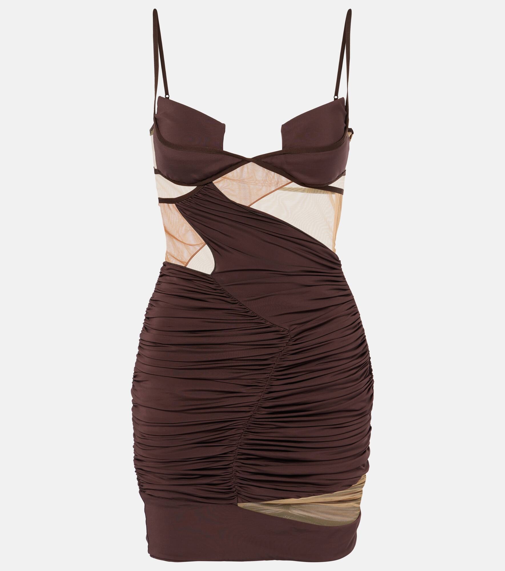 Draped minidress - 1