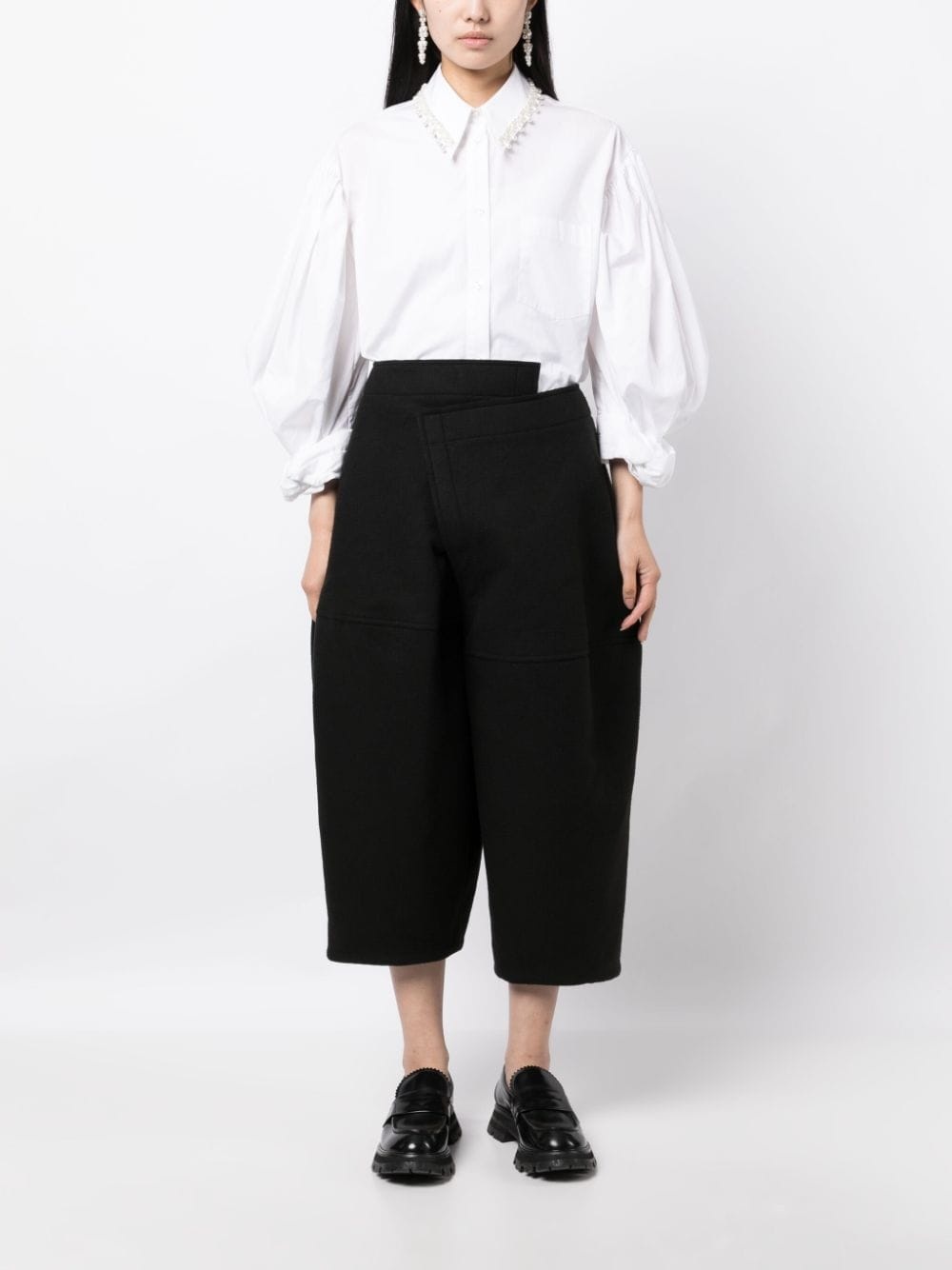 puffball cropped trousers - 2