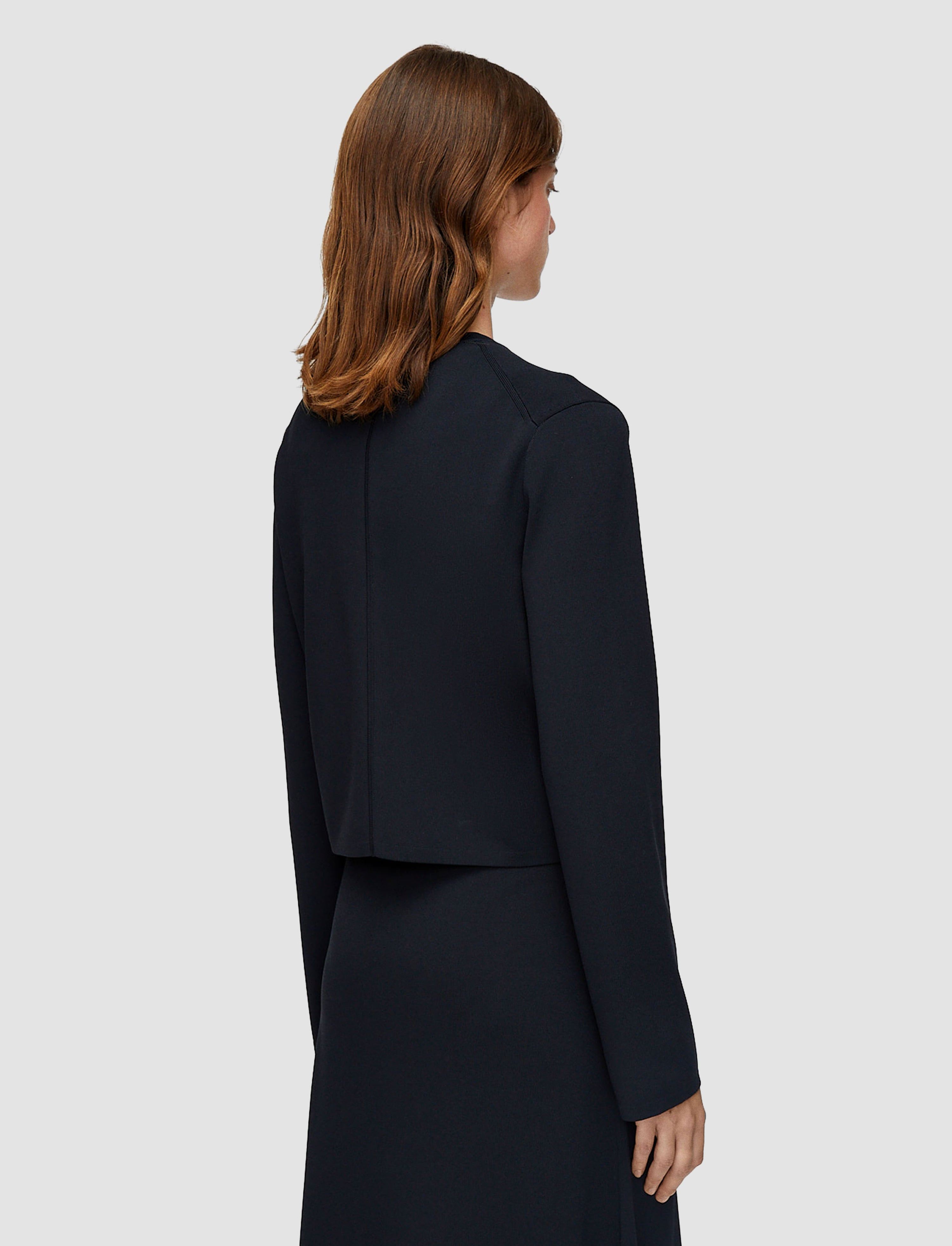 Viscose Knit Stretch Cardigan Jacket - 4
