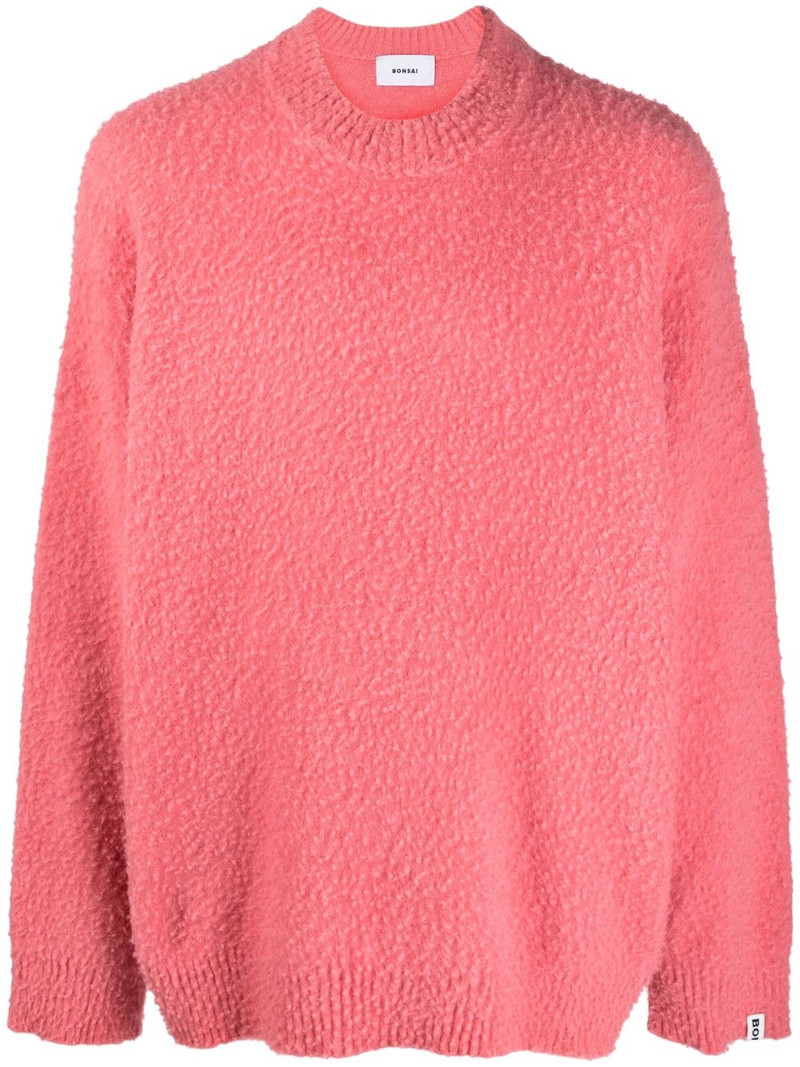 logo-patch Casentino-wool jumper 1