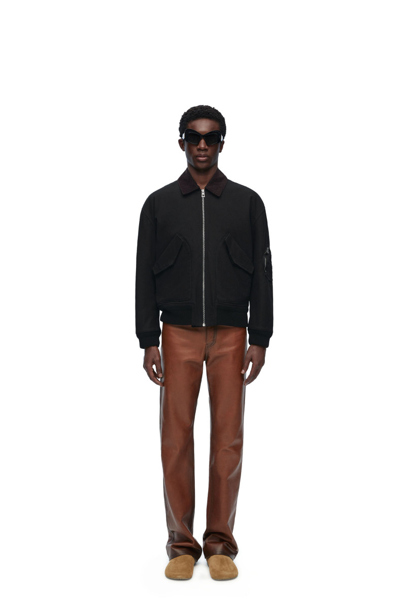 Loewe Bomber jacket in cotton outlook
