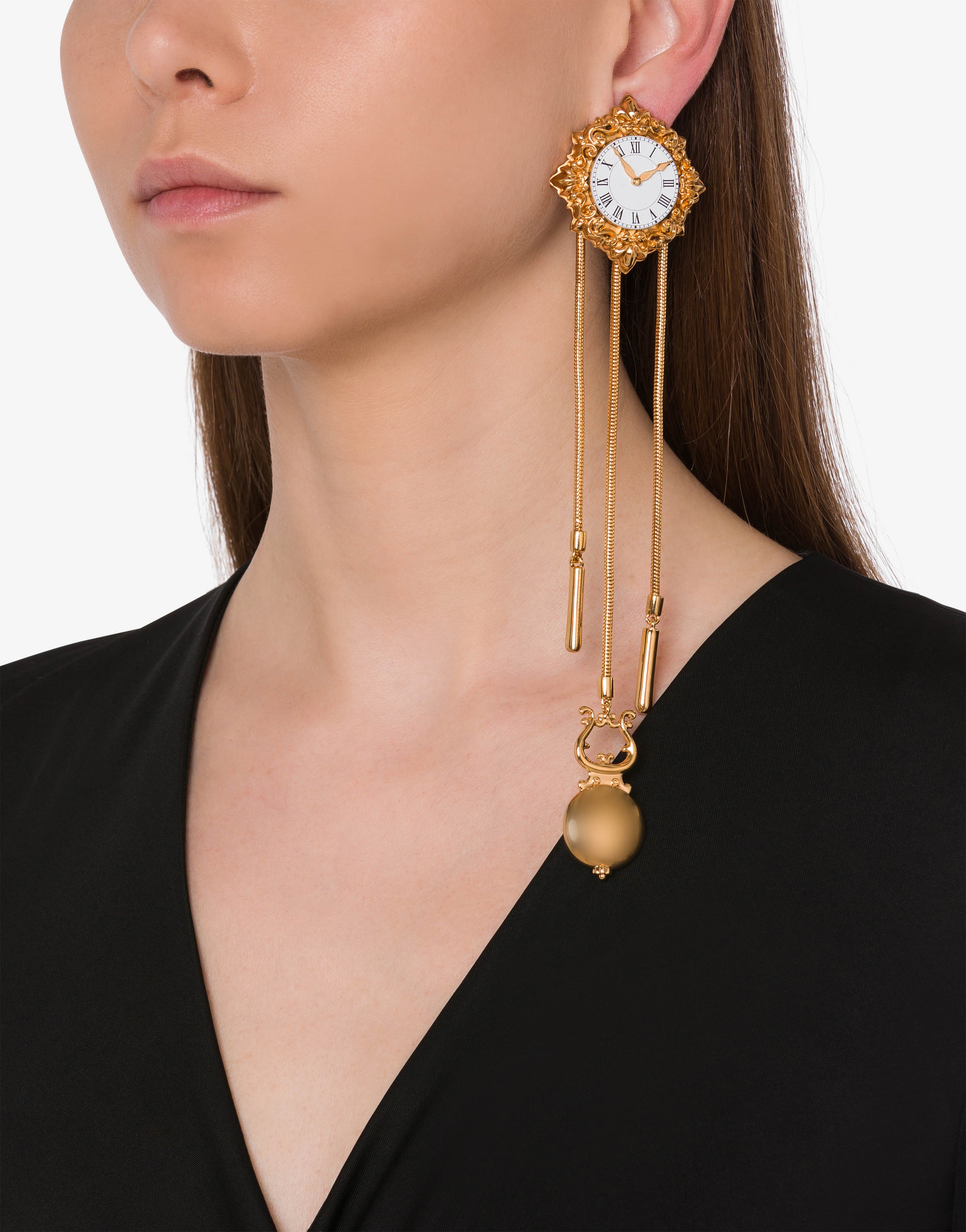 PENDULUM CLOCK EARRINGS - 4