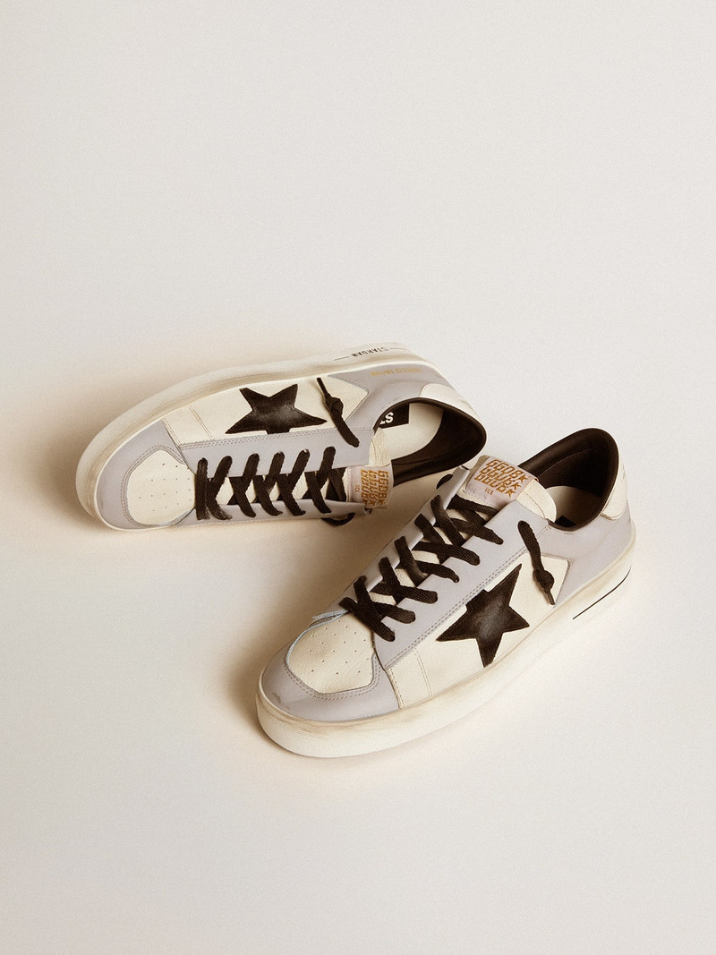 Golden Goose Men’s Stardan LTD in nappa and leather with suede star and leather heel tab outlook
