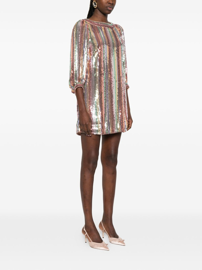 Laurie striped sequinned mini dress 3