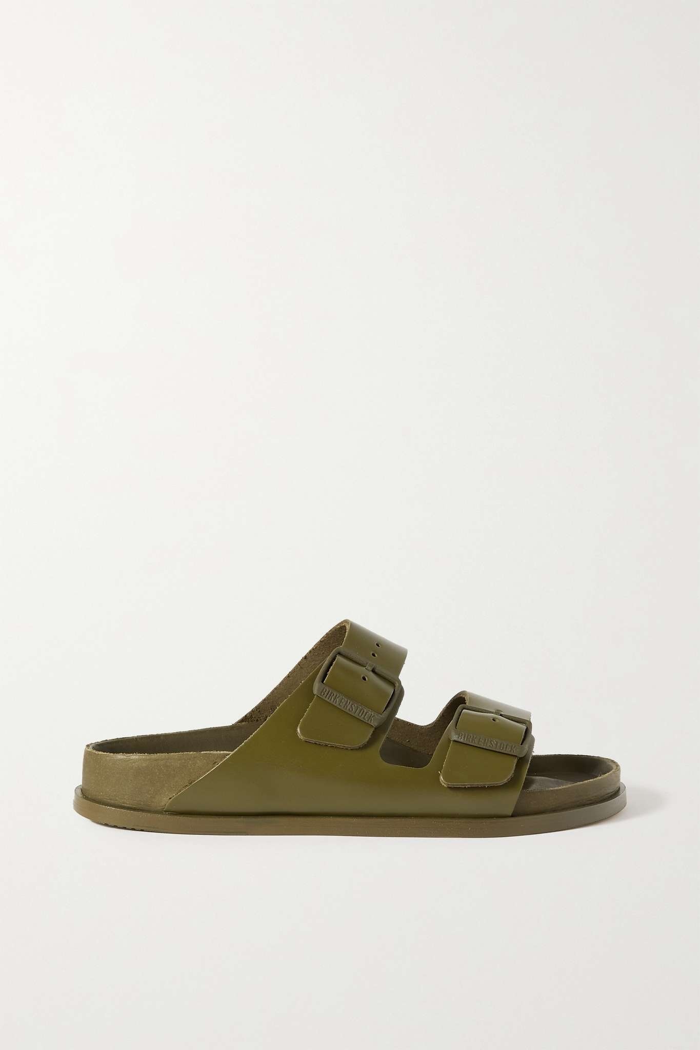 Arizona leather-trimmed canvas sandals - 1