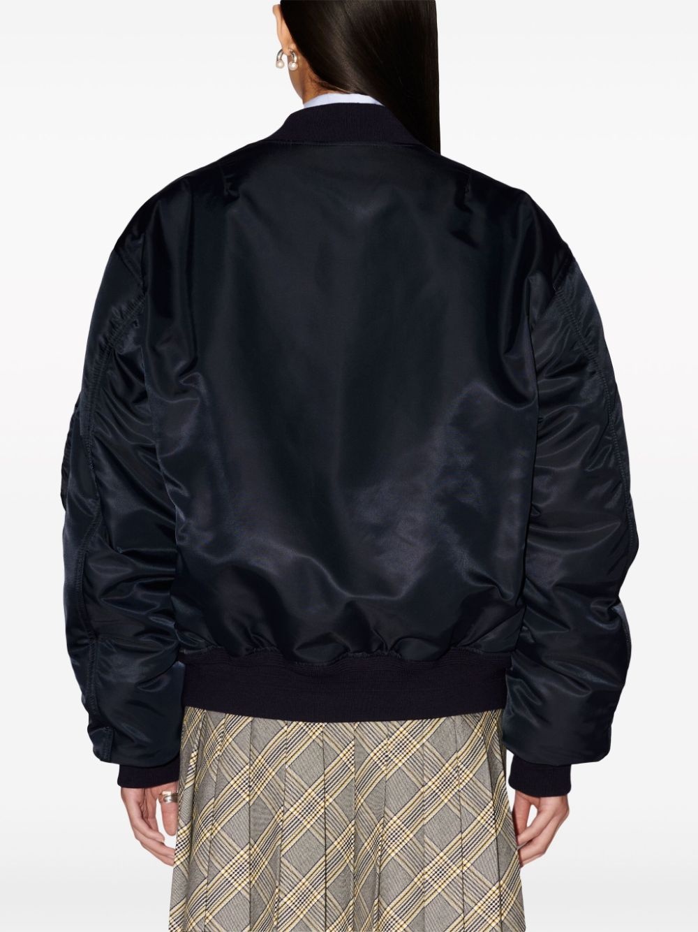 logo-appliquÃ© bomber jacket - 6