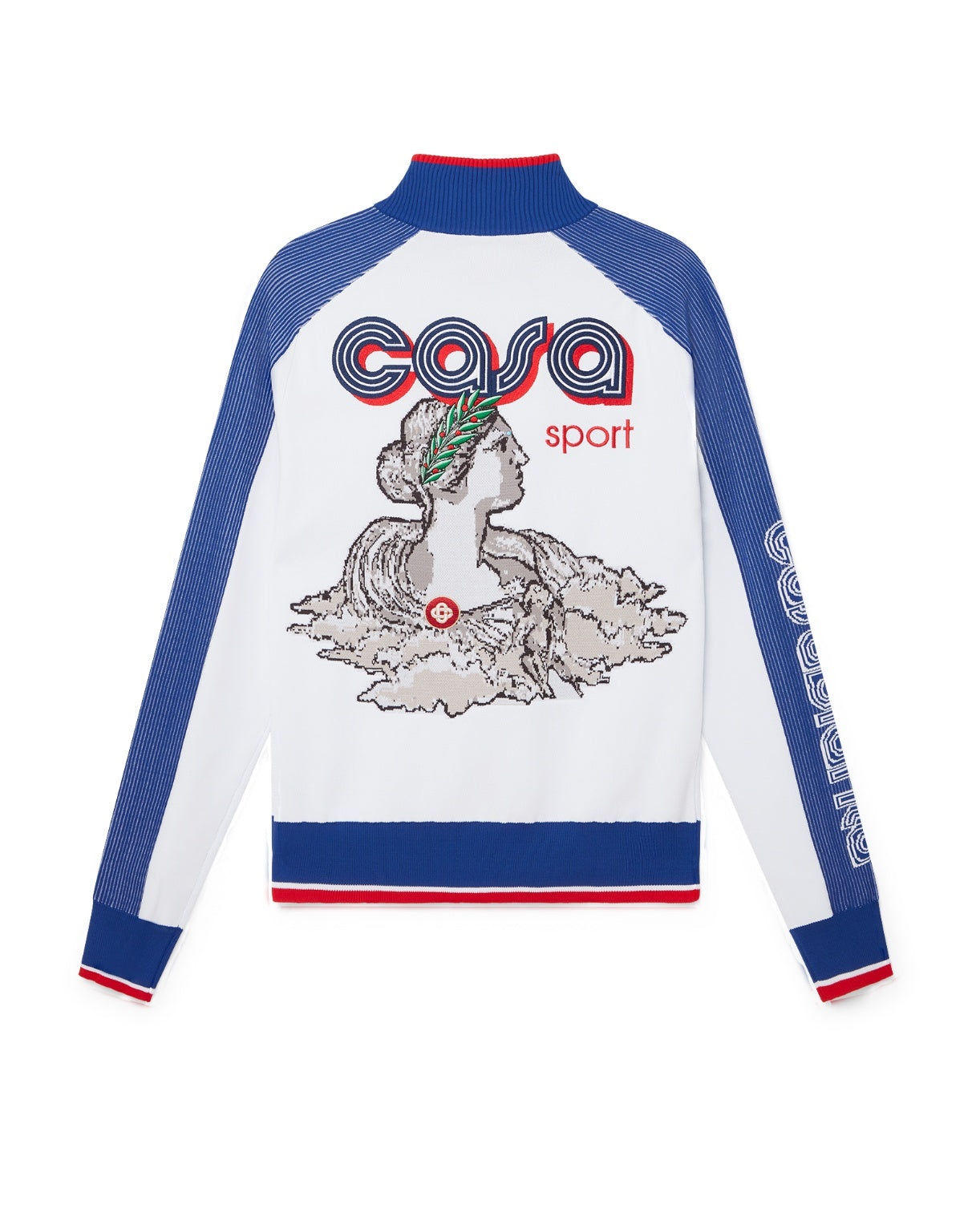 【CASABLANCA】LOOPBACK EQUIPEMENT SPORTIF スウェット CASABLANCA Equipement Sportif Sweatshirt White - Wrong Weather