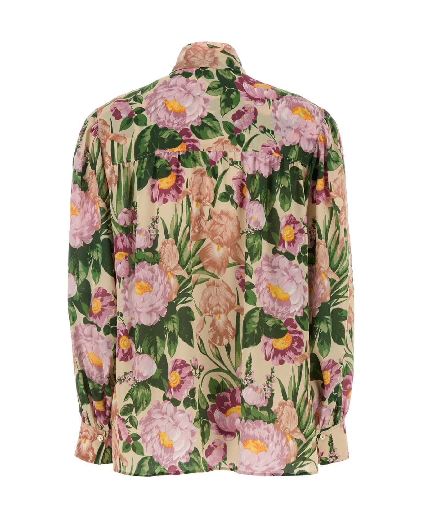 Printed Crepe Shirt - 2