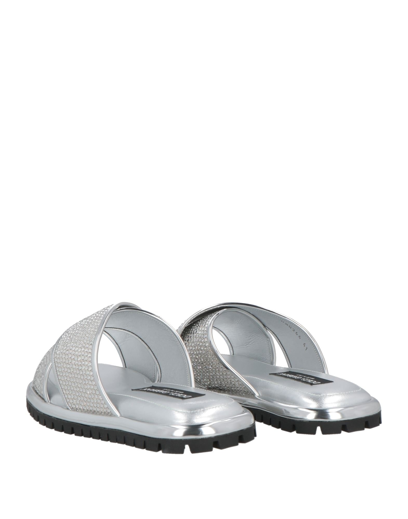 Silver Men's Sandals - 3