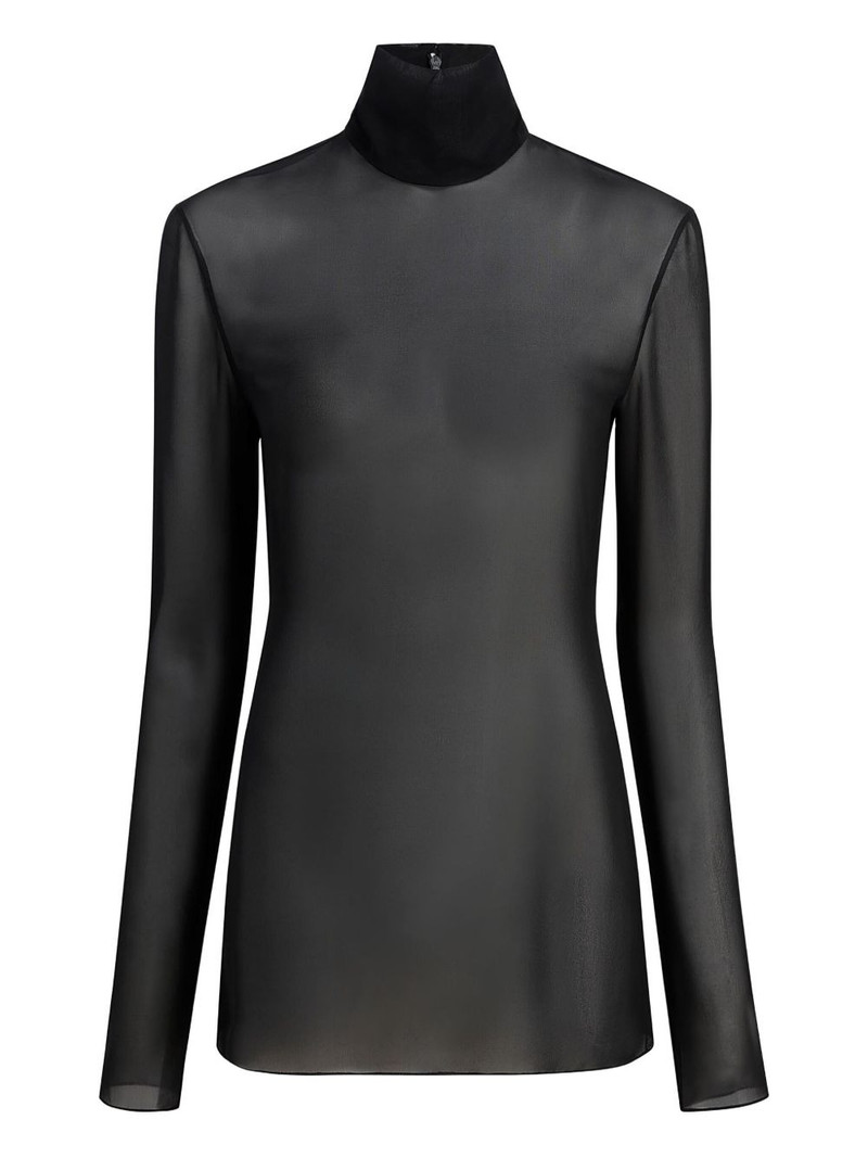 roll-neck long-sleeve top 1