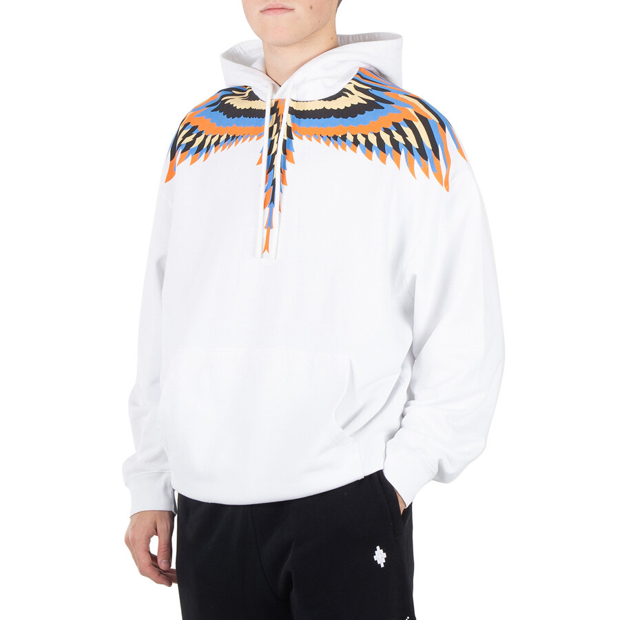 Marcelo Burlon Optical Wings Cotton Hoodie - 3
