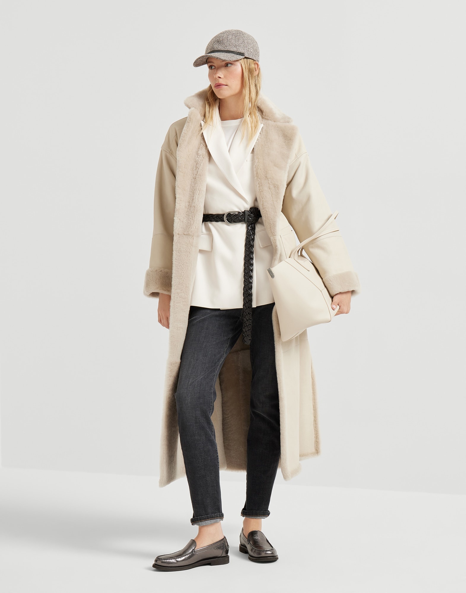 Comfort viscose couture twill blazer with monili - 5
