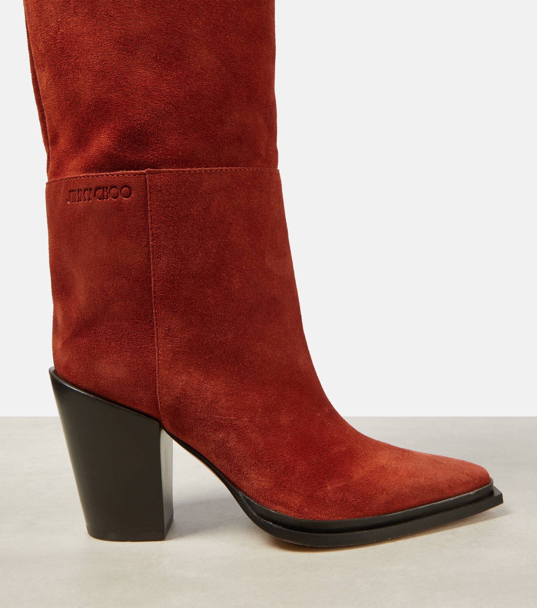 Cece 80 suede knee-high boots - 5