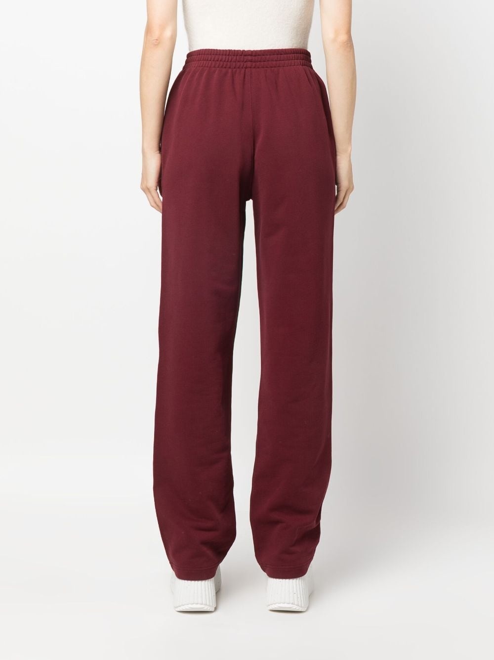 appliquÃ©-logo organic cotton track pants - 4