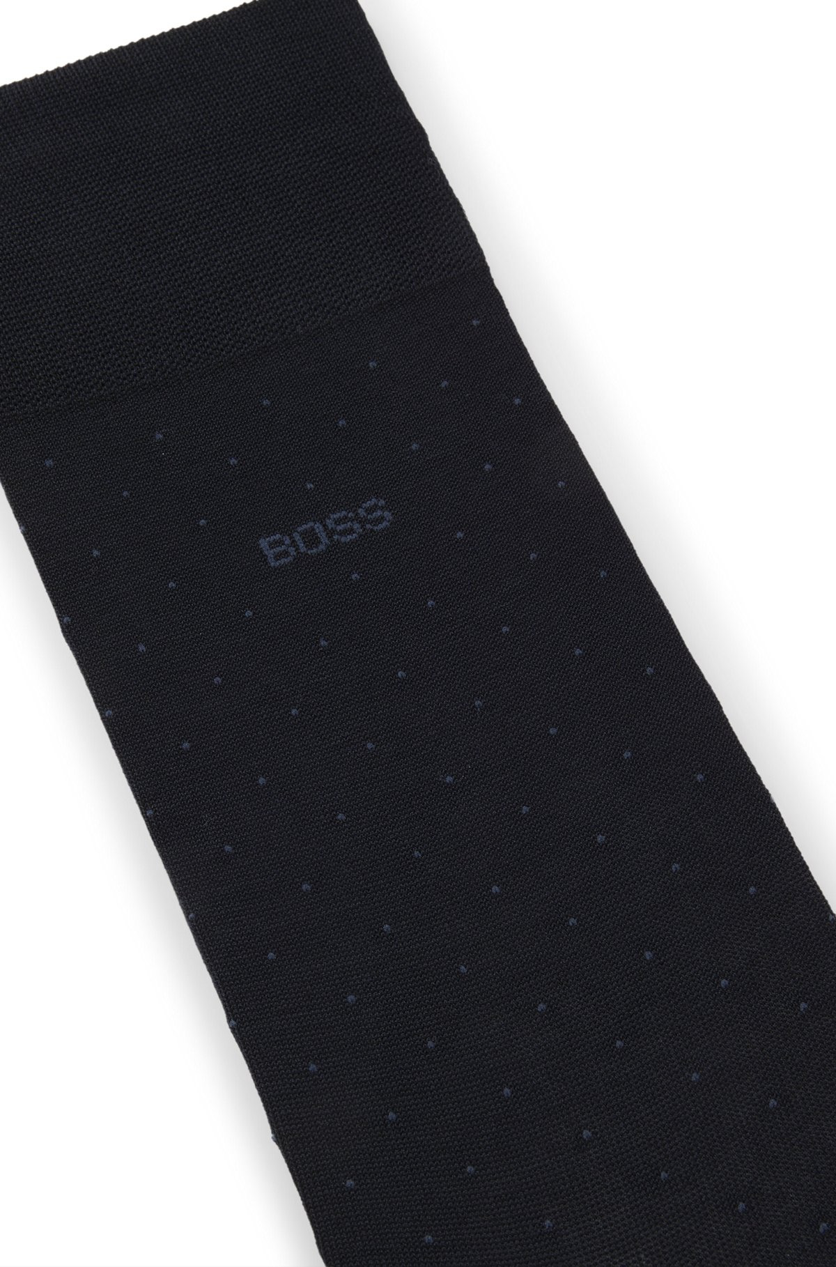 REGULAR-LENGTH SOCKS IN A MERCERISED-COTTON BLEND - 2