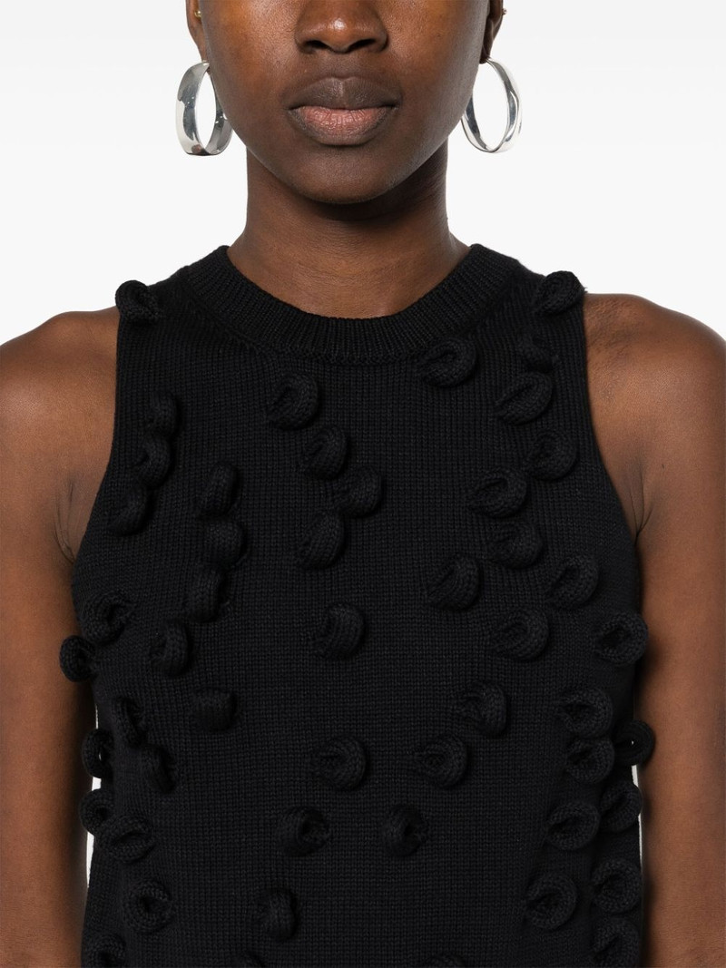 loop-detailing knitted tank top 5
