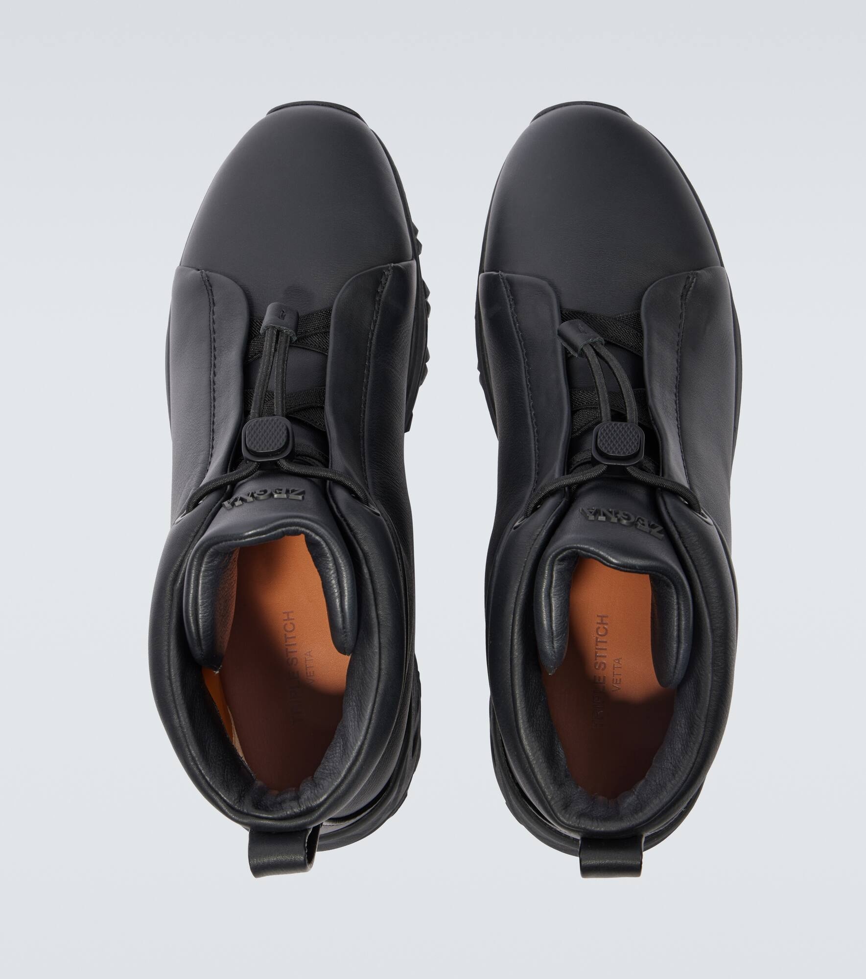 Triple Stitch Vetta leather sneakers - 4