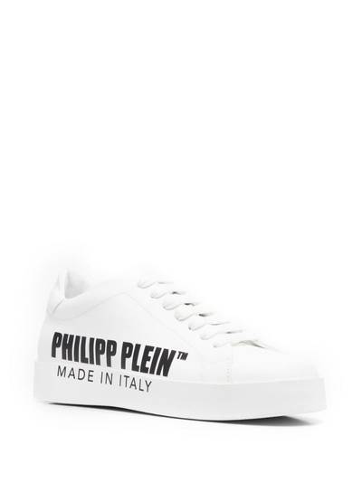PHILIPP PLEIN logo-print low-top sneakers outlook