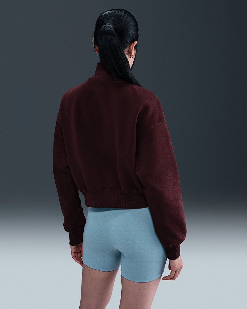 Nike Nike Sportswear Phoenix Fleece Women's 1/4-Zip Cropped Sweatshirt outlook