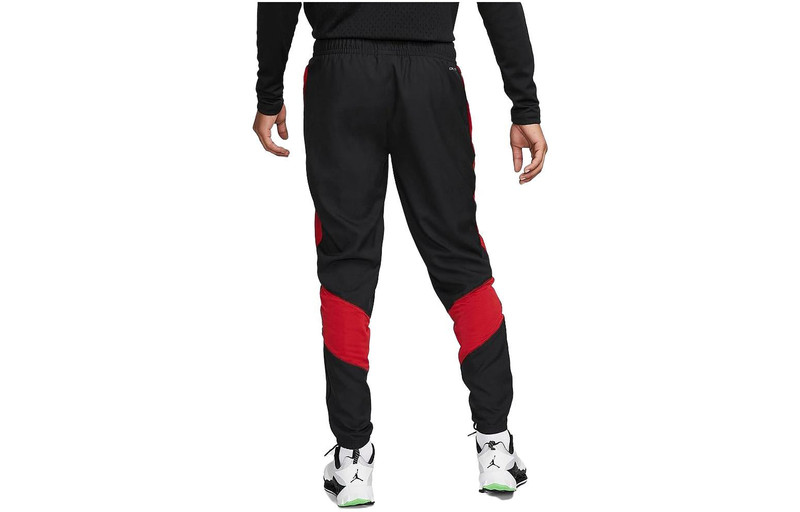 Jordan Air Jordan Sport Dri-FIT Woven Pants 'Black Gym Red' DH9073-010 outlook