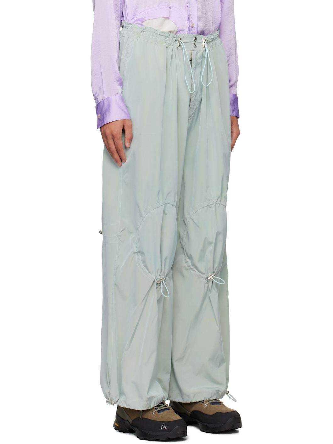 Blue Adjustable Fit Knee Trousers - 2