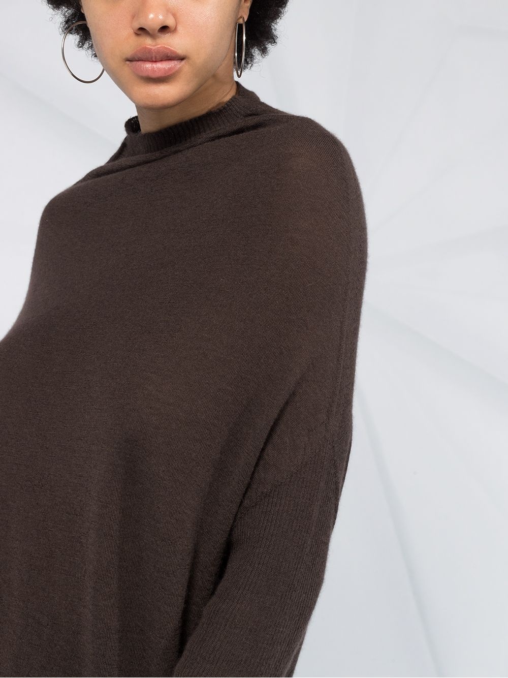 batwing cashmere jumper - 5