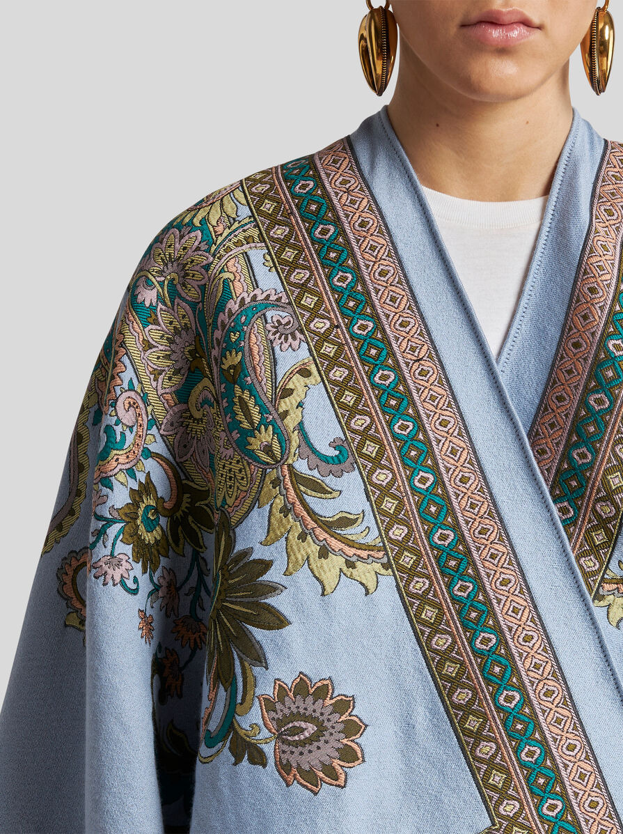 FIL COUPÉ JACQUARD CAPE - 2